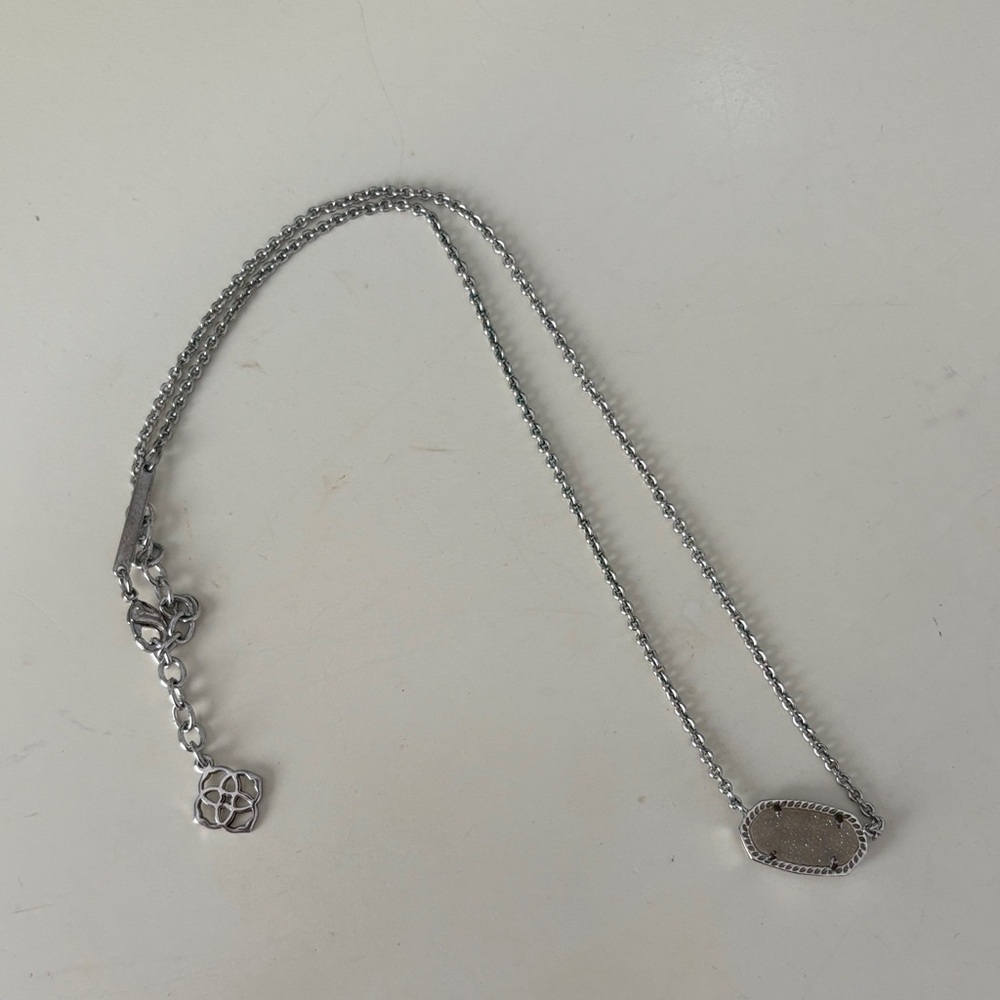 Kendra Scott Silver Pendant Necklace
